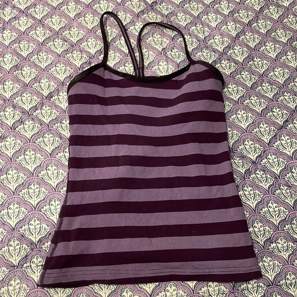 Purple striped lululemon